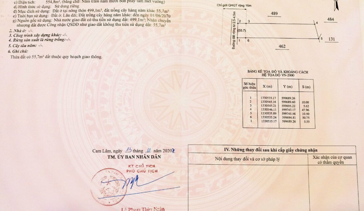 Bán đất Cam Thành Bắc Cam Lâm